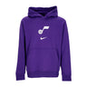 Felpa Cappuccio Uomo Nba City Edition Club Hoodie Utajaz Field Purple FB4844-504