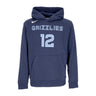 Felpa Cappuccio Uomo Nba Club Hoodie No 12 Ja Morant Memgri College Navy FB4798-419