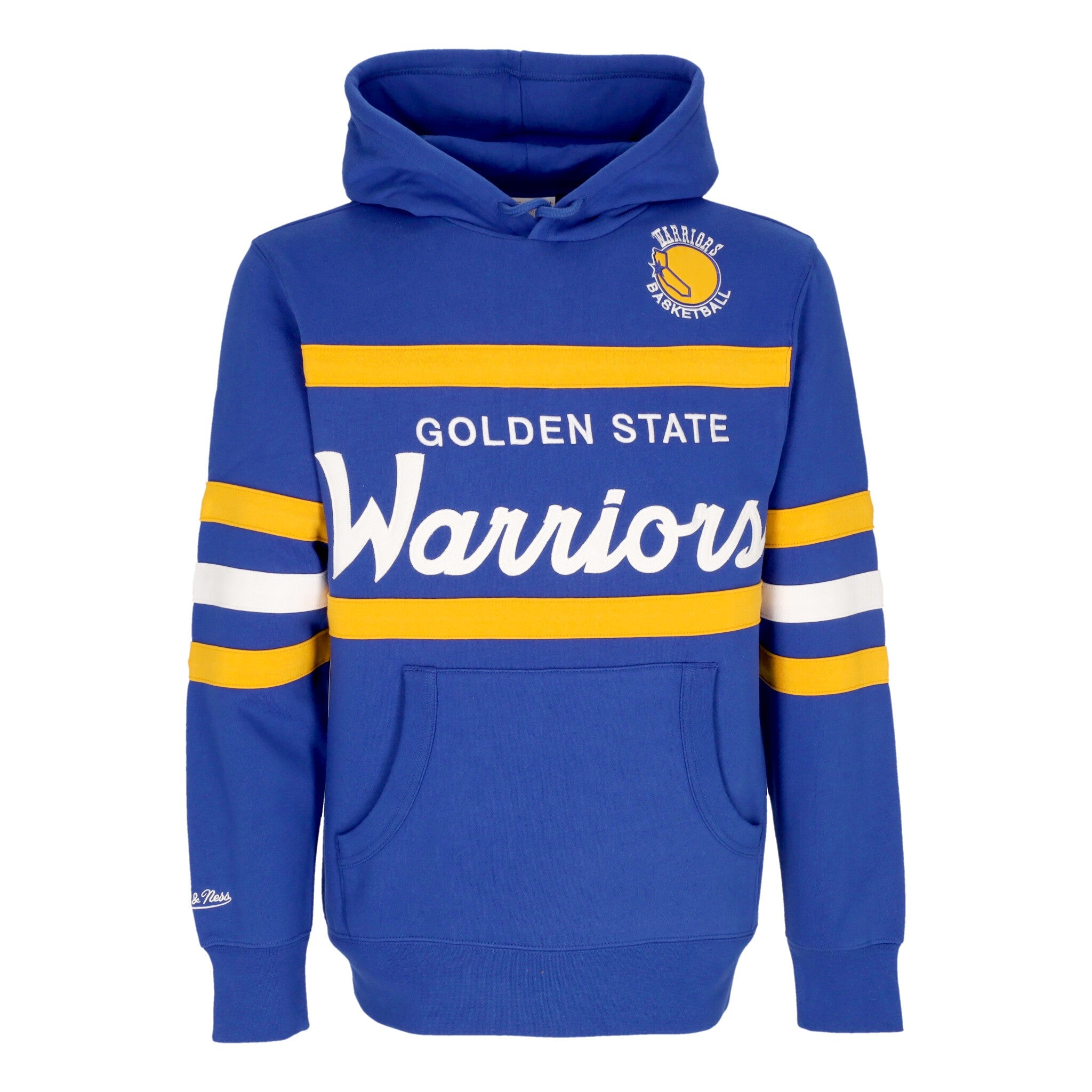Felpa Cappuccio Uomo Nba Head Coach Hoodie Golwar Original Team Colors FPHD6293-GSWYYPPPROYA