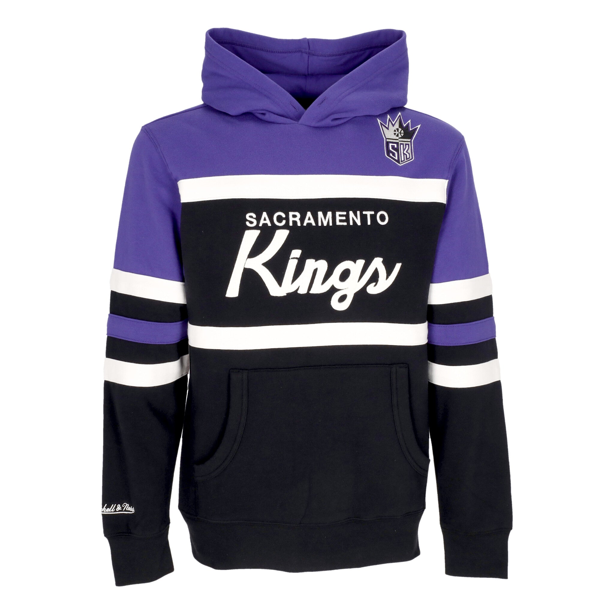 Felpa Cappuccio Uomo Nba Head Coach Hoodie Sackin Original Team Colors FPHD6293-SKIYYPPPBKPR