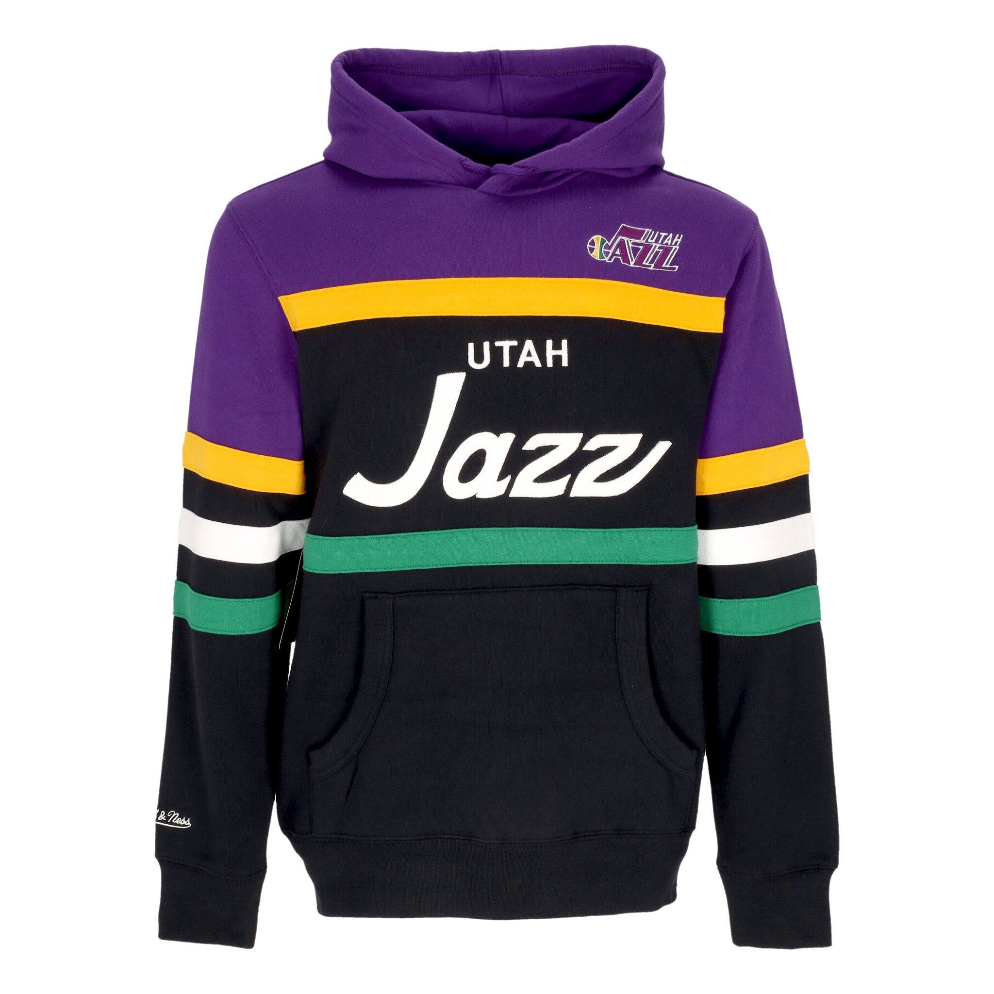 Felpa Cappuccio Uomo Nba Head Coach Hoodie Utajaz Original Team Colors FPHD6293-UJAYYPPPBKPR