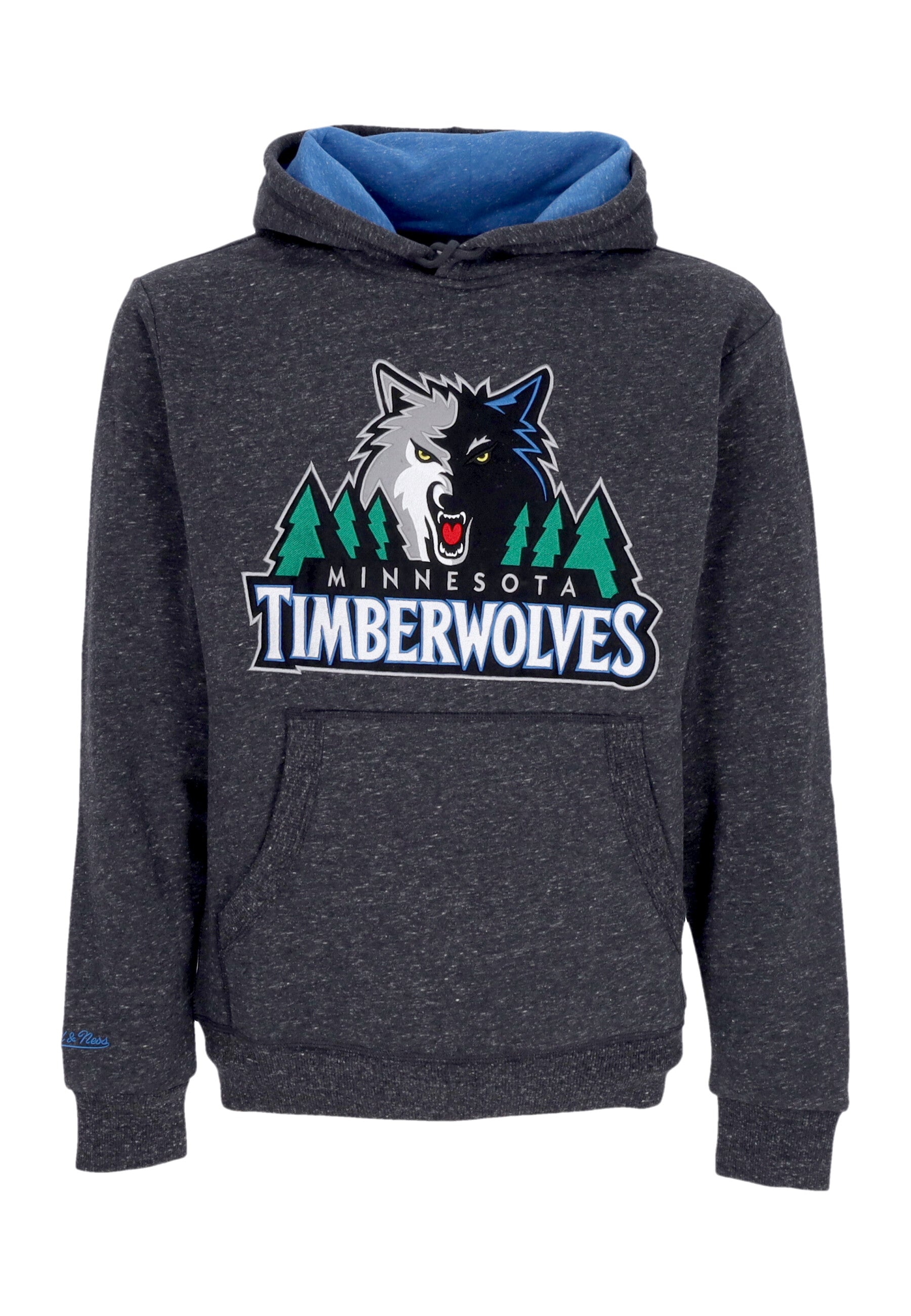 Felpa Cappuccio Uomo Nba Snow Washed Fleece Hoodie Mintim Original Team Colors FPHD6598-MTIYYPPPBLCK