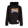 Felpa Cappuccio Uomo Nba Team Logo Hoodie Upd Phi76e Black HDSSINTL1267-P76BLCK