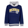 Felpa Cappuccio Uomo Ncaa Premium Vintage Logo Fleece Hoodie Micwol Navy FPHD6593-UMIYYPPPNAVY