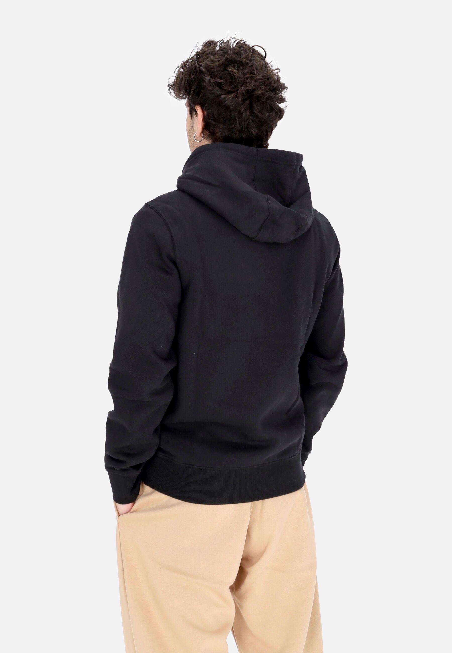 Felpa Cappuccio Uomo Nhl Primary Logo Graphic Hoodie Anaduc Black 311M-127A-2BD-6GZ