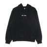 Felpa Cappuccio Uomo No More Space Hoodie Black HDY0052