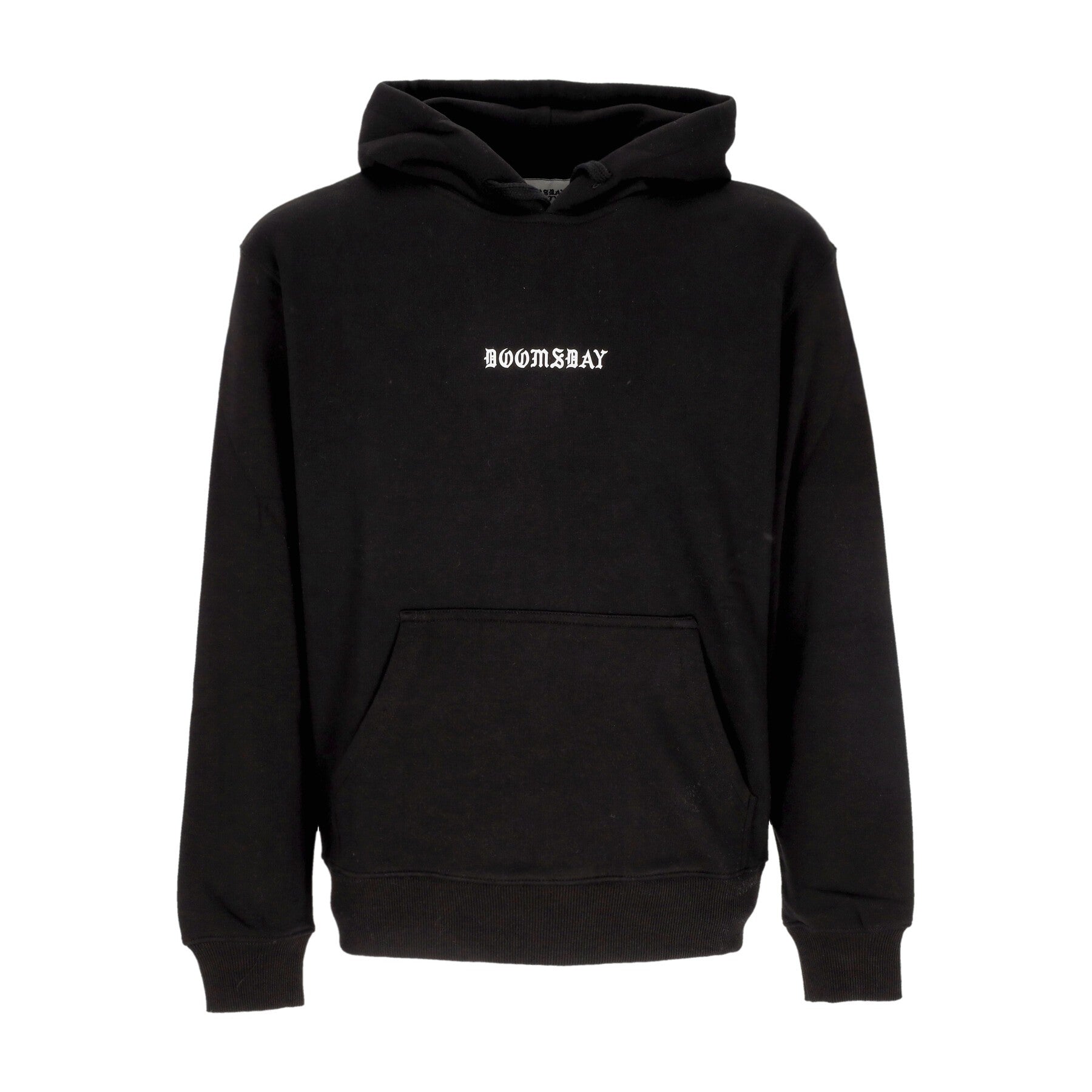 Felpa Cappuccio Uomo No More Space Hoodie Black HDY0052