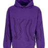 Felpa Cappuccio Uomo Outline Hoodie Purple 24WOSH03