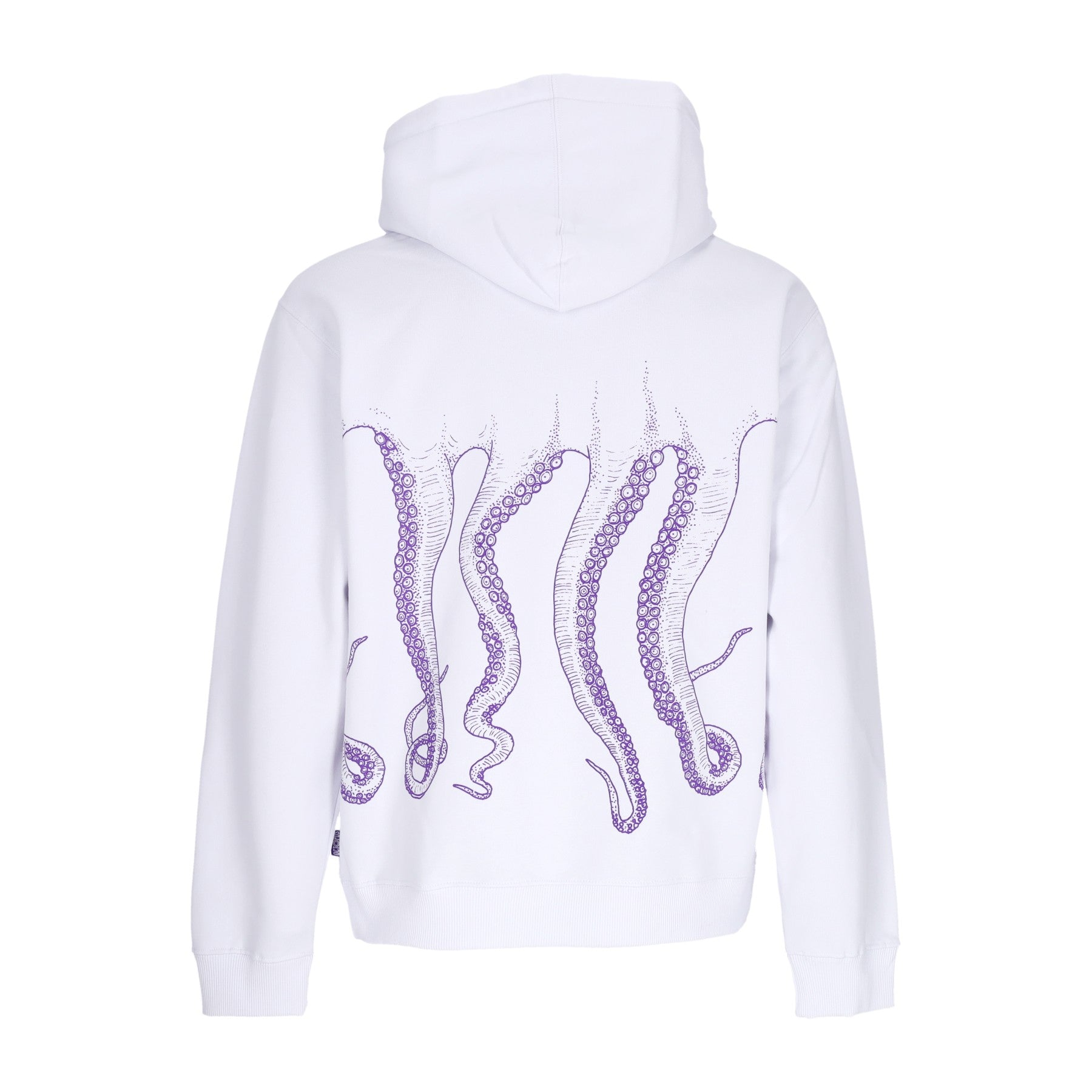 Felpa Cappuccio Uomo Outline Logo Hoodie White 23WOSH18
