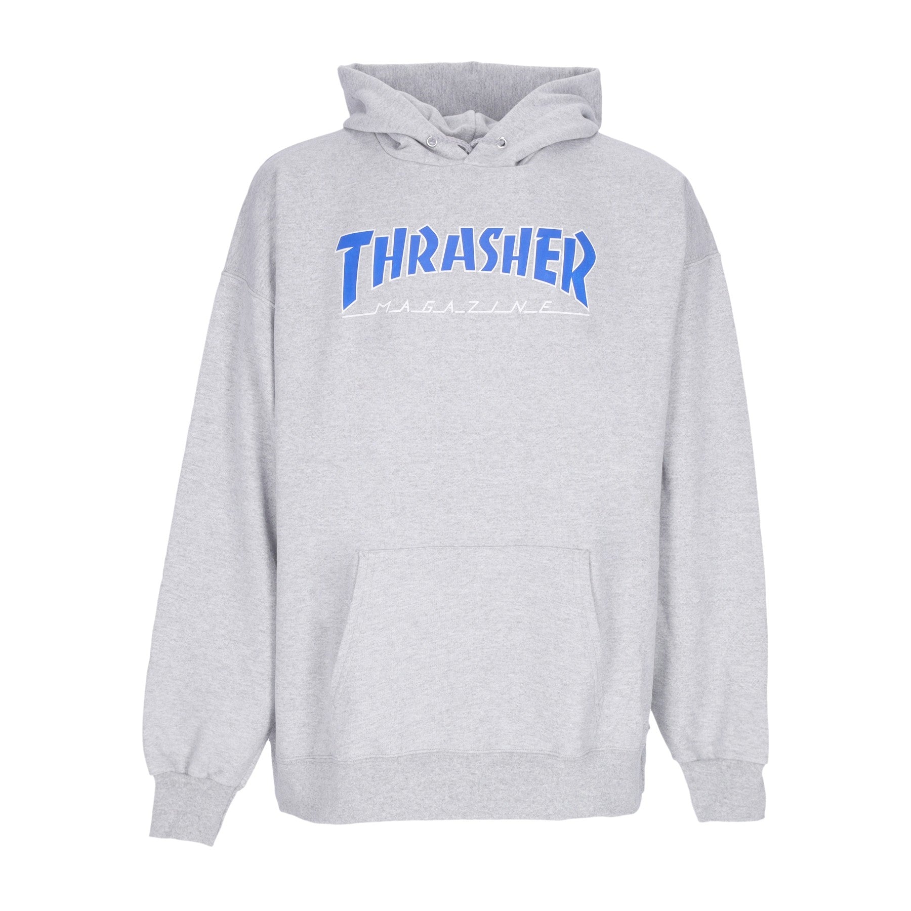 Felpa Cappuccio Uomo Outlined Hoodie Light Steel/blue E35THROUT