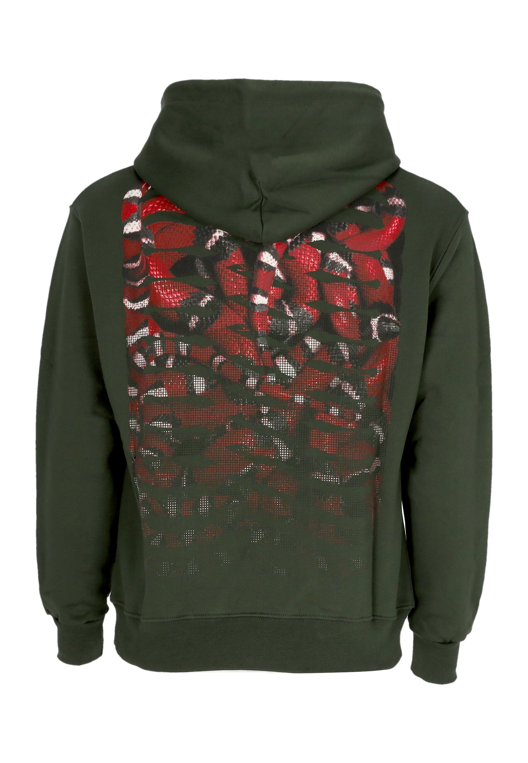 Felpa Cappuccio Uomo Ribs Coral Hoodie Pine 24FWPRFE793