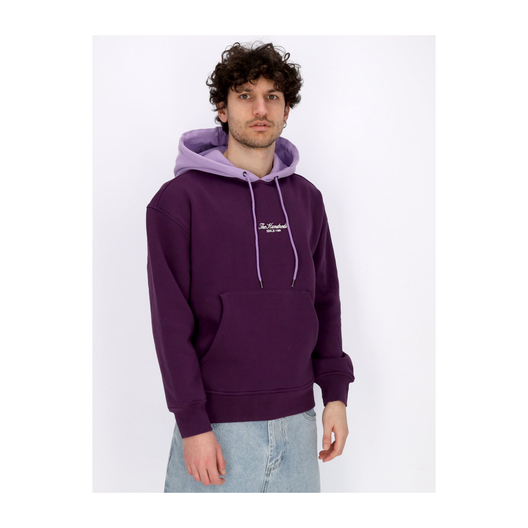 Felpa Cappuccio Uomo Rich Pullover Purple T24P102007