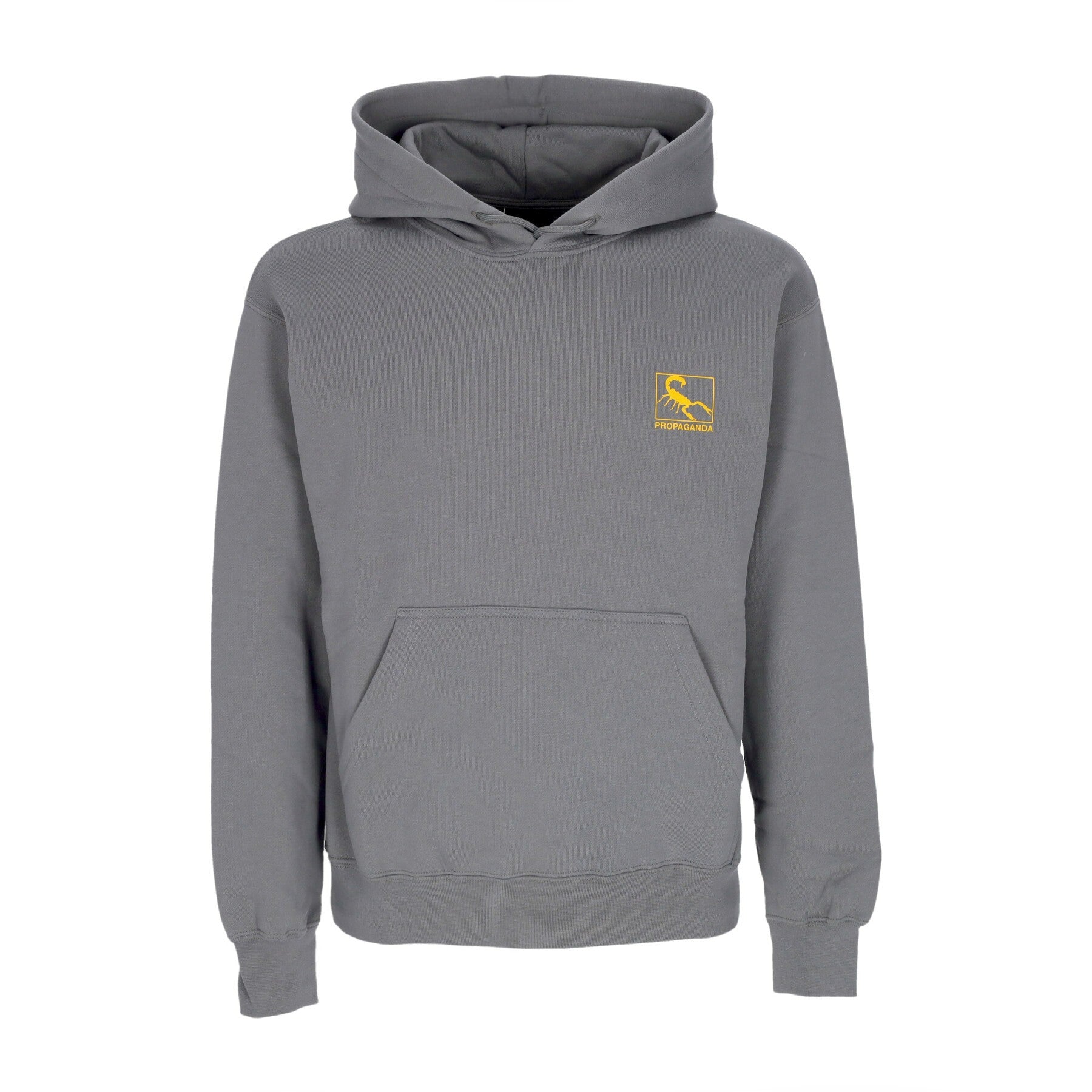 Felpa Cappuccio Uomo Saudi Hoodie Grey 23FWPRFE209