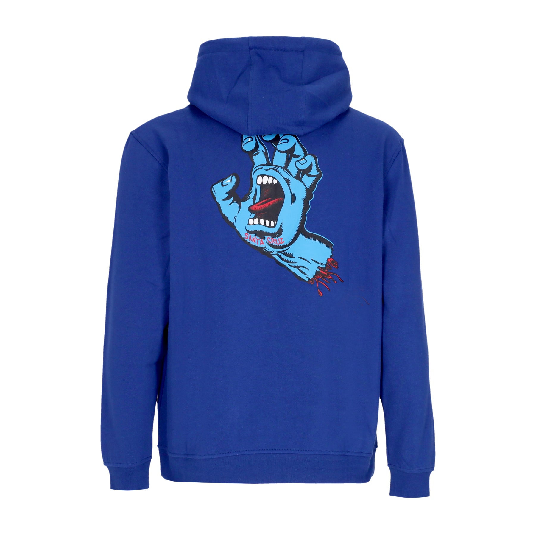 Felpa Cappuccio Uomo Screaming Hand Chest Hoodie Cobalt SCA-HDY-6060