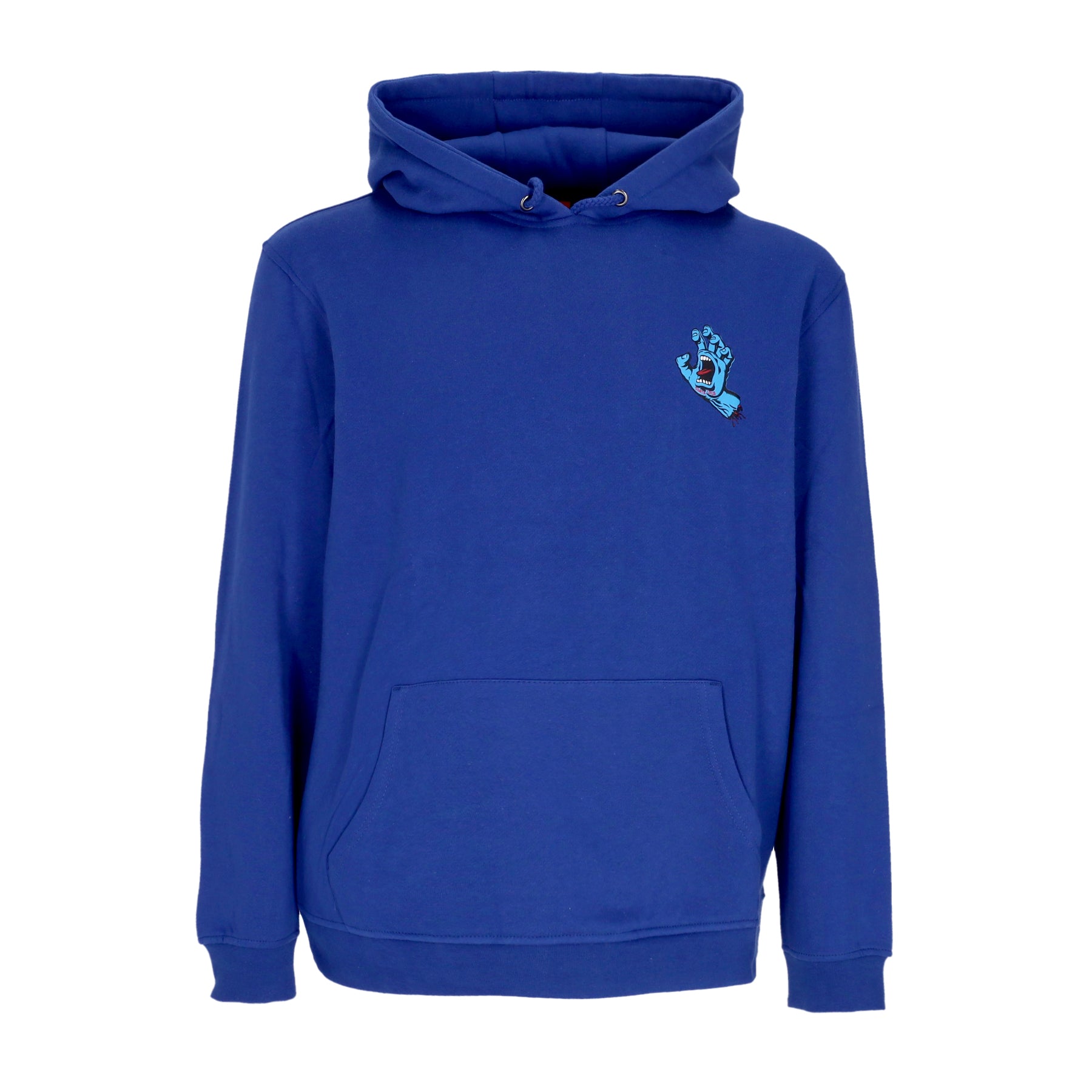 Felpa Cappuccio Uomo Screaming Hand Chest Hoodie Cobalt SCA-HDY-6060