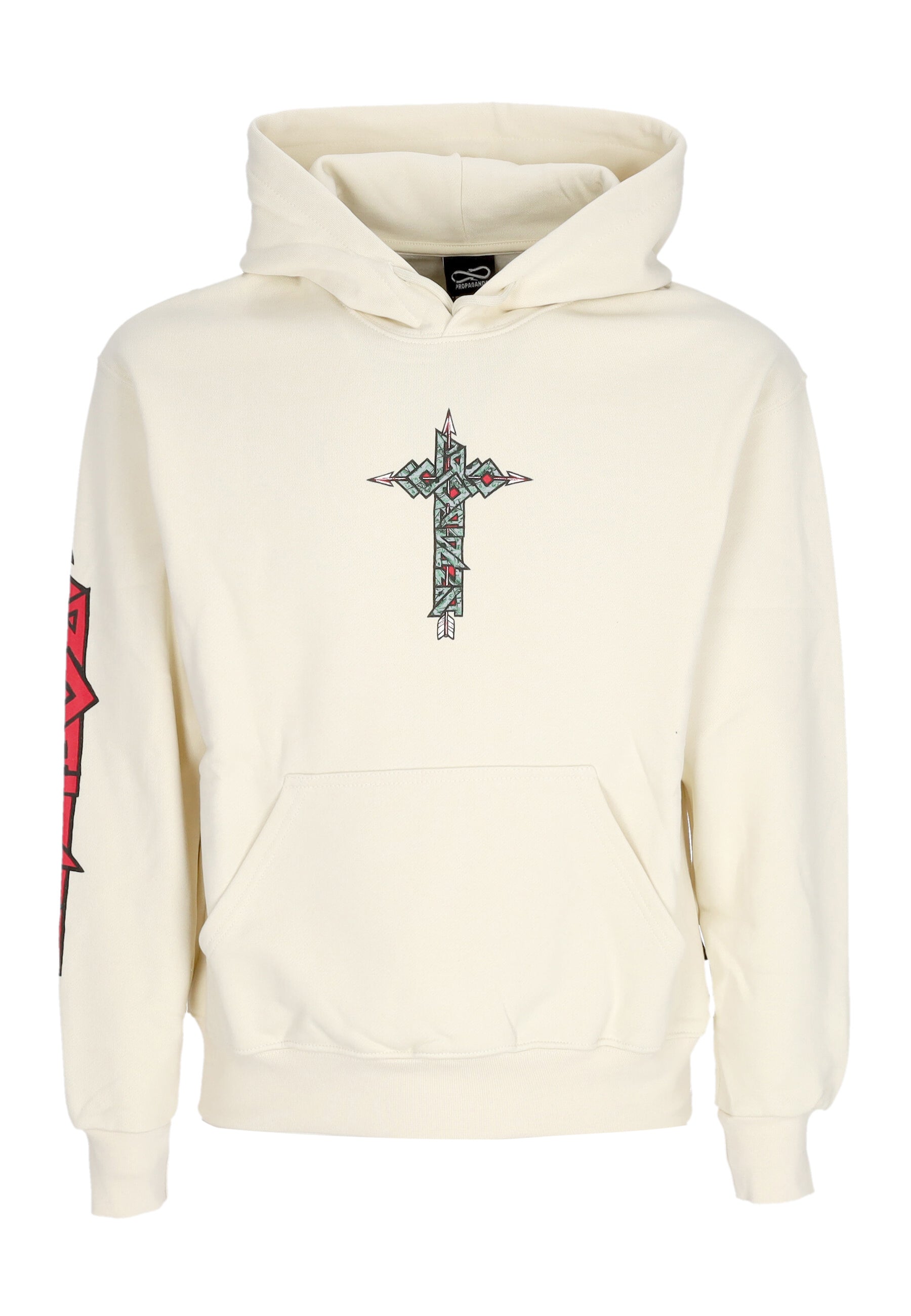 Felpa Cappuccio Uomo Sebastian Hoodie Bone 24FWPRFE835