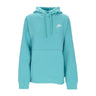 Felpa Cappuccio Uomo Sportswear Club Fleece Hoodie Washed Teal/washed Teal/white BV2654