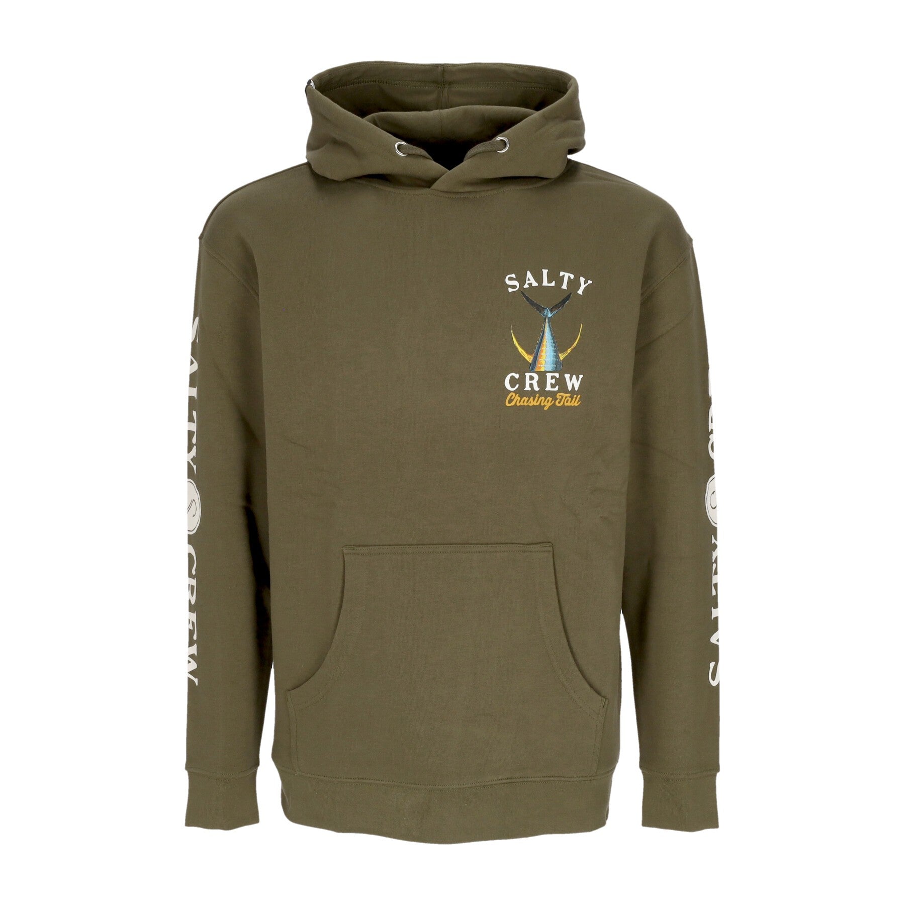 Felpa Cappuccio Uomo Tailed Fleece Army 20335015