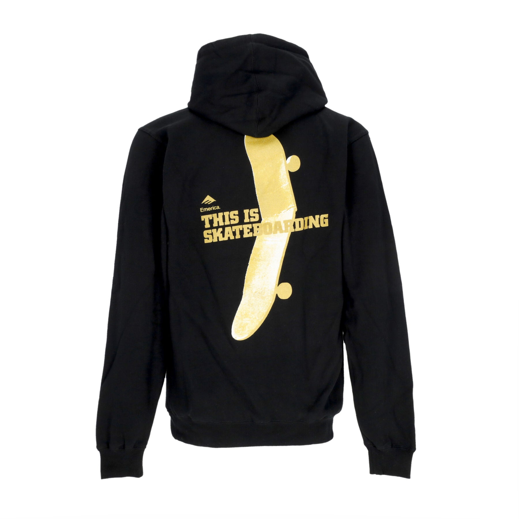 Felpa Cappuccio Uomo This Is Skateboarding Hoodie Black 6130003011