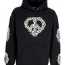 Felpa Cappuccio Uomo Thorns Hoodie Black 24WISH08