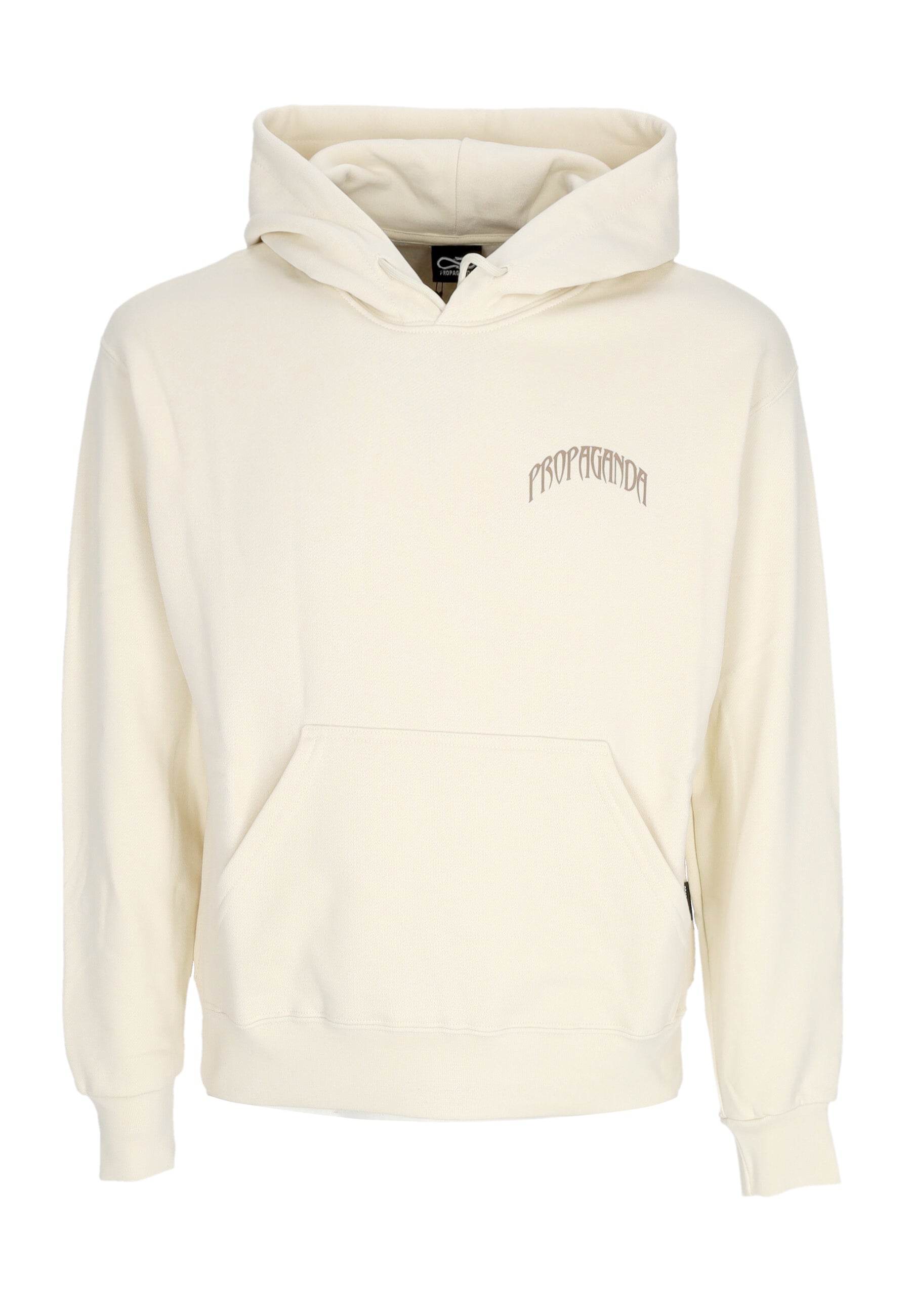 Felpa Cappuccio Uomo Triangle Panther Hoodie Bone 24FWPRFE808