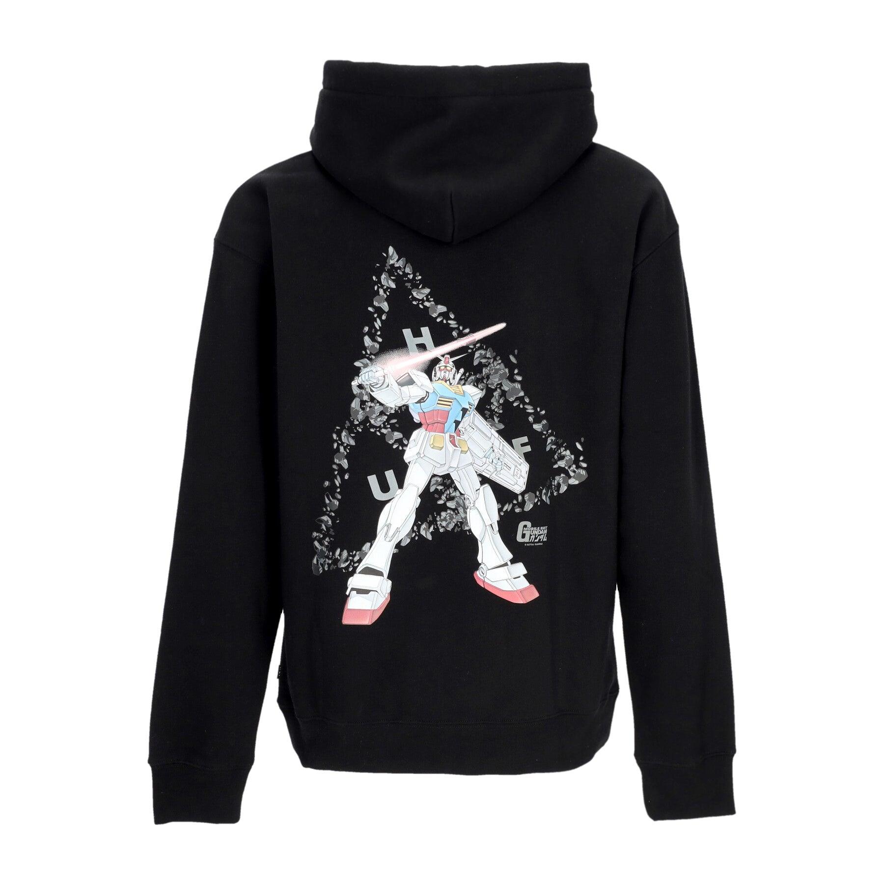 Felpa Cappuccio Uomo Triple Triangle Po Hoodie X Gundam Black PF00695