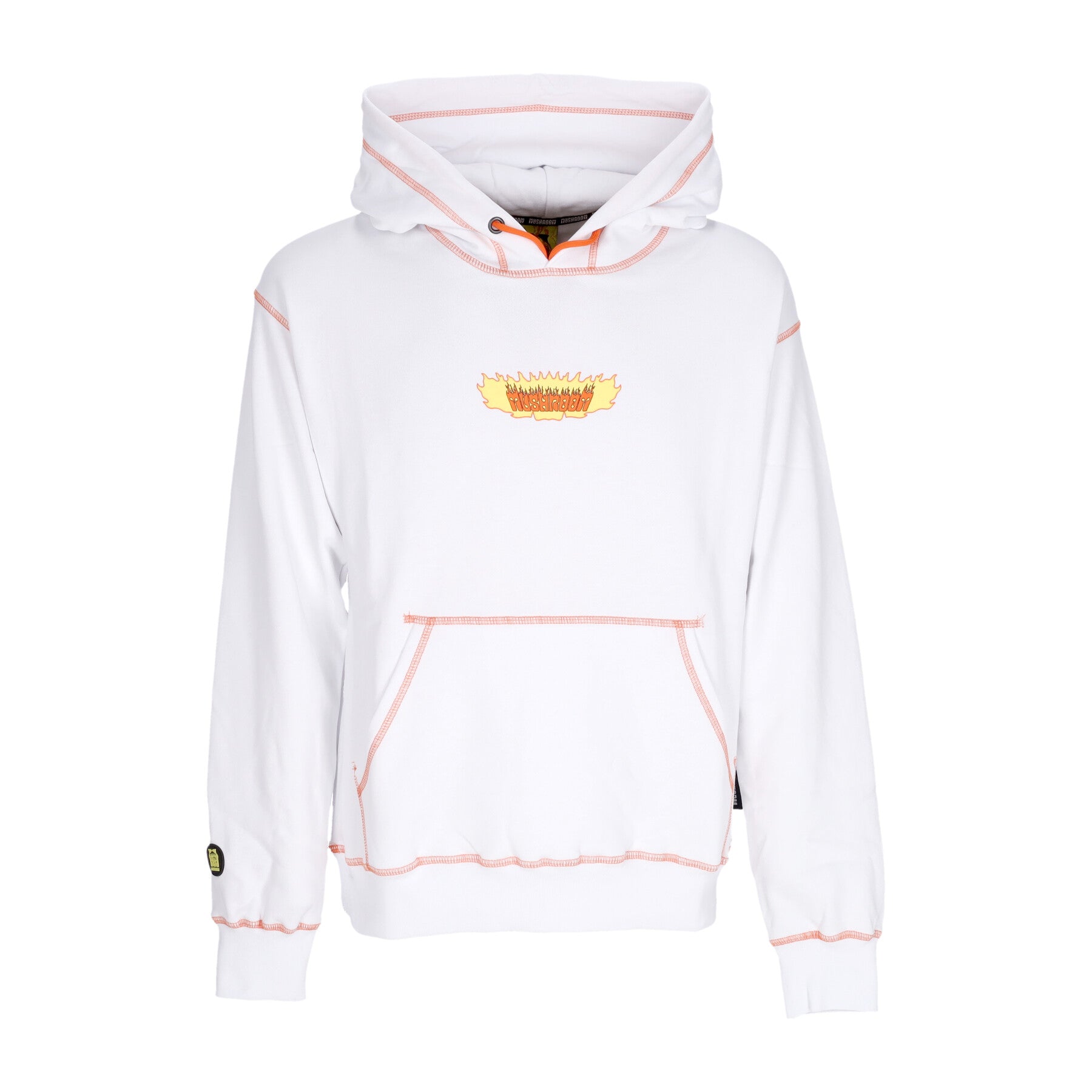 Felpa Cappuccio Uomo Vampire Hoodie White 23FWMU23004-02