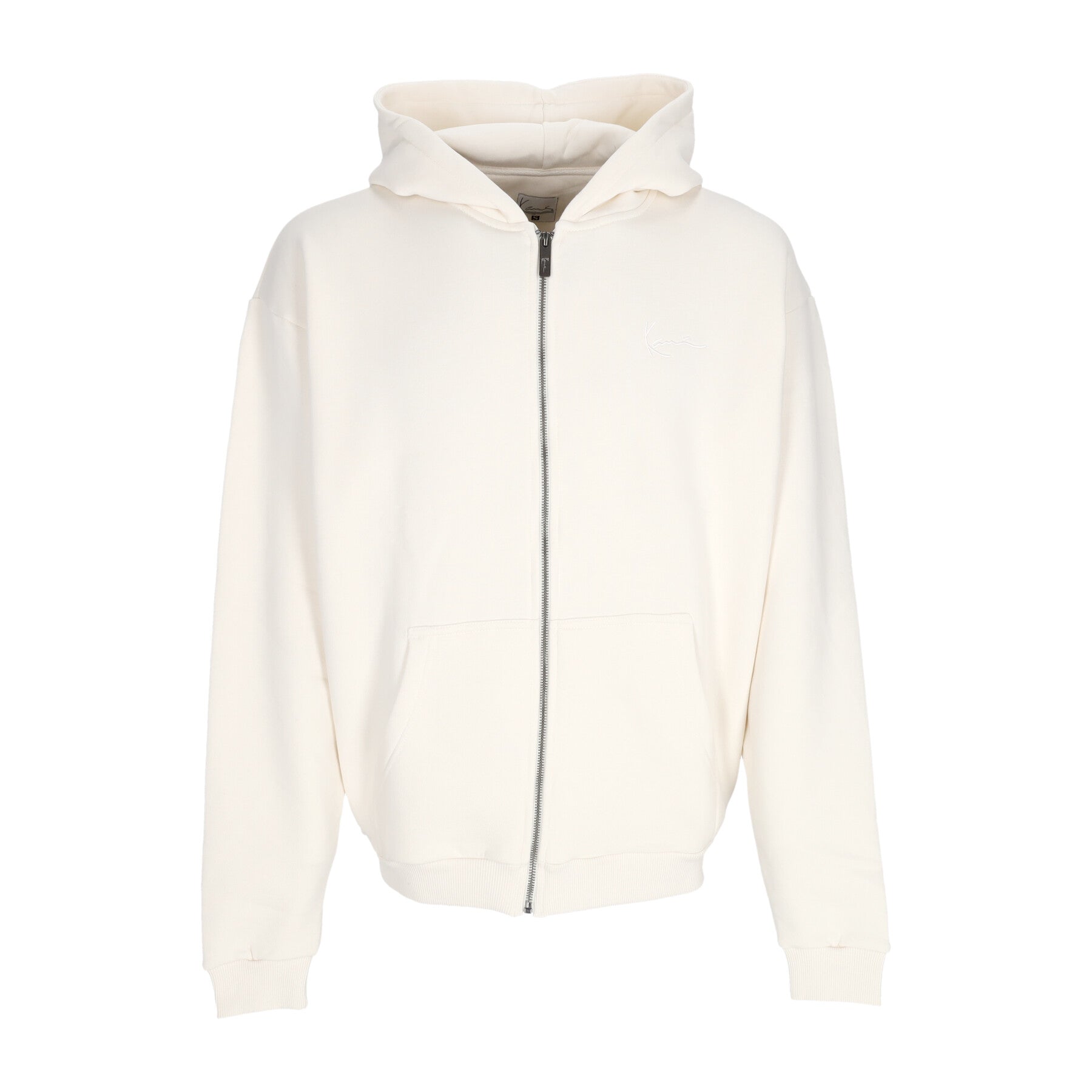 Felpa Cappuccio Zip Uomo Essential Zip Hoodie Off White 6022150
