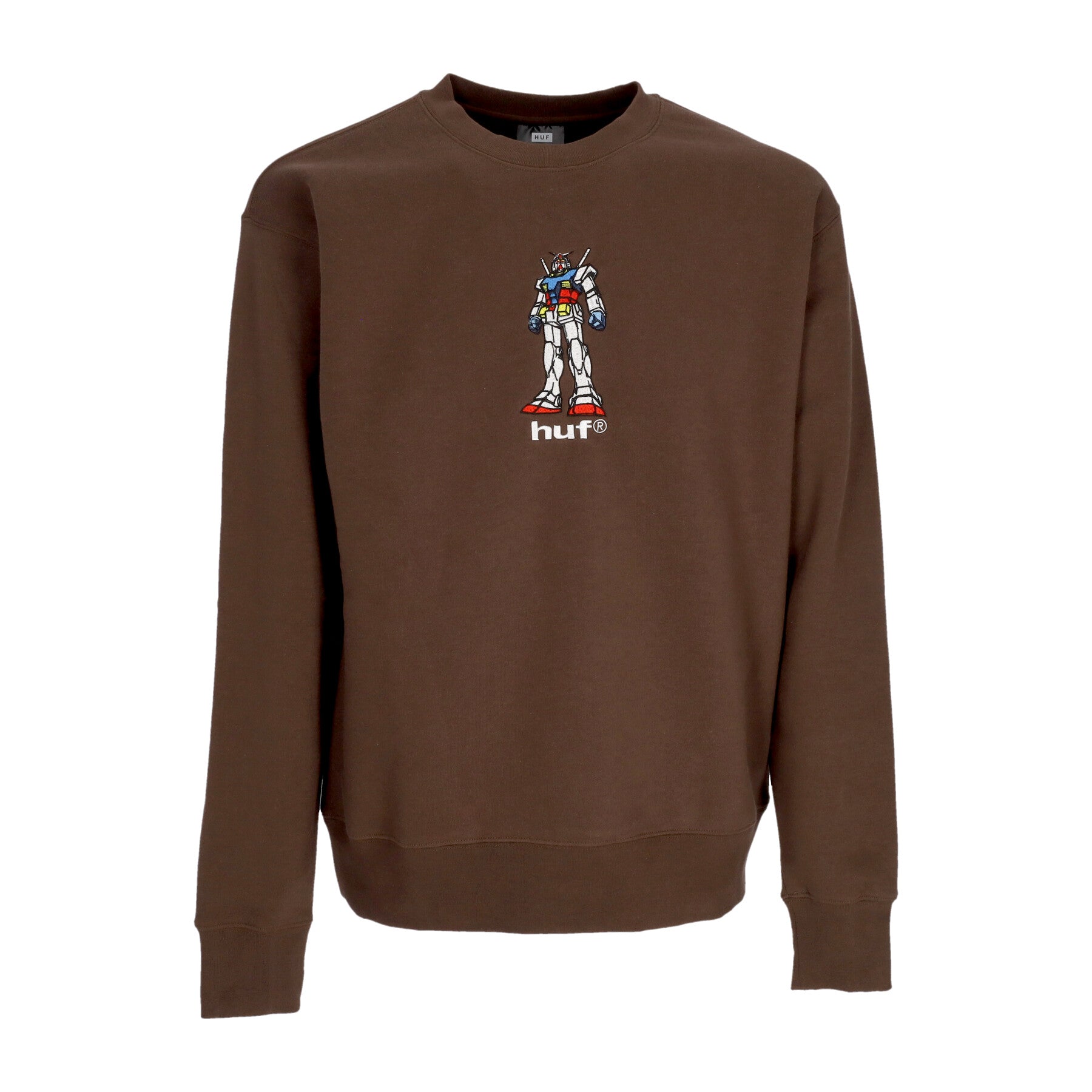 Felpa Girocollo Uomo 79 Crewneck X Gundam Chocolate PF00696