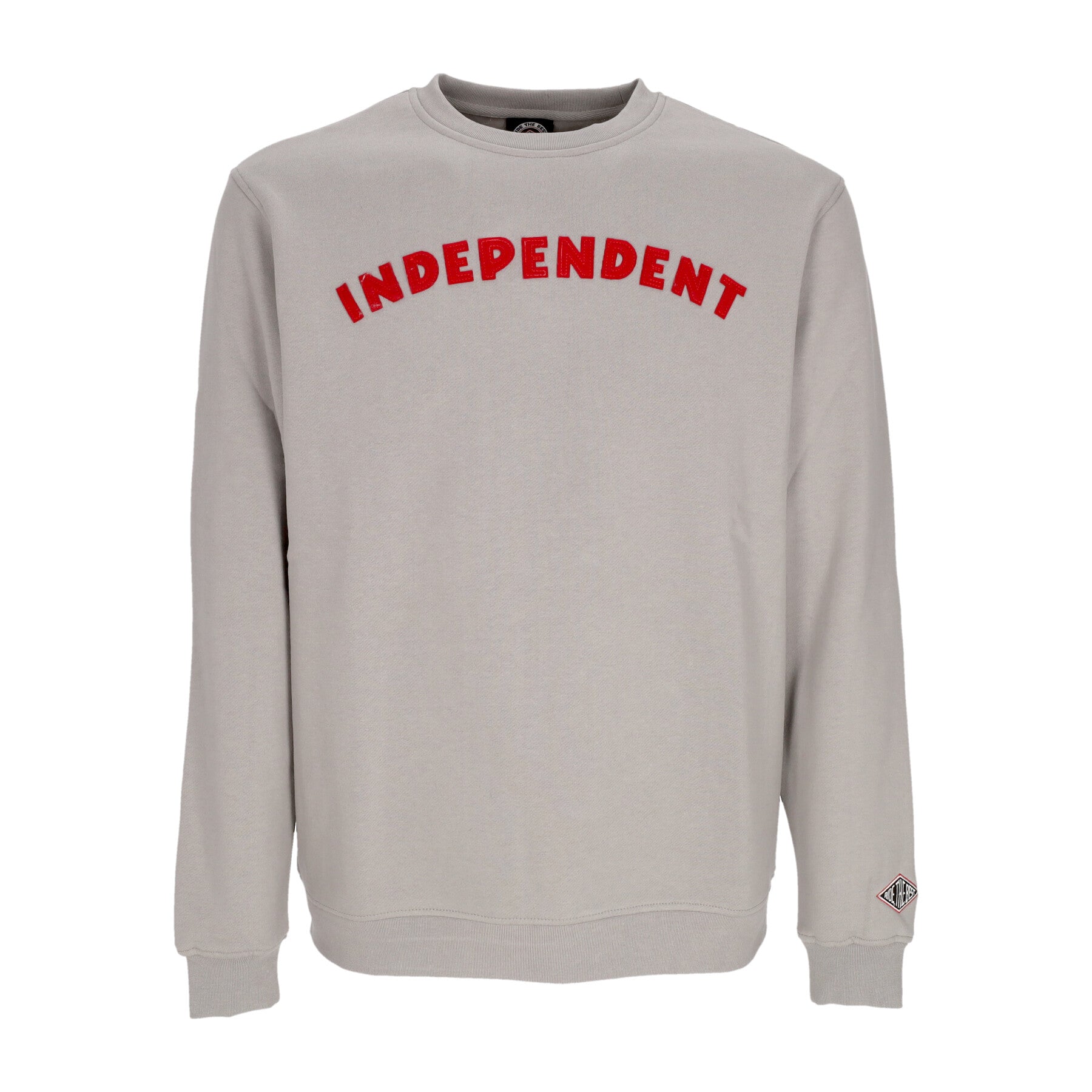 Felpa Girocollo Uomo Brigade Felt Crewneck Cement INA-CRW-0490