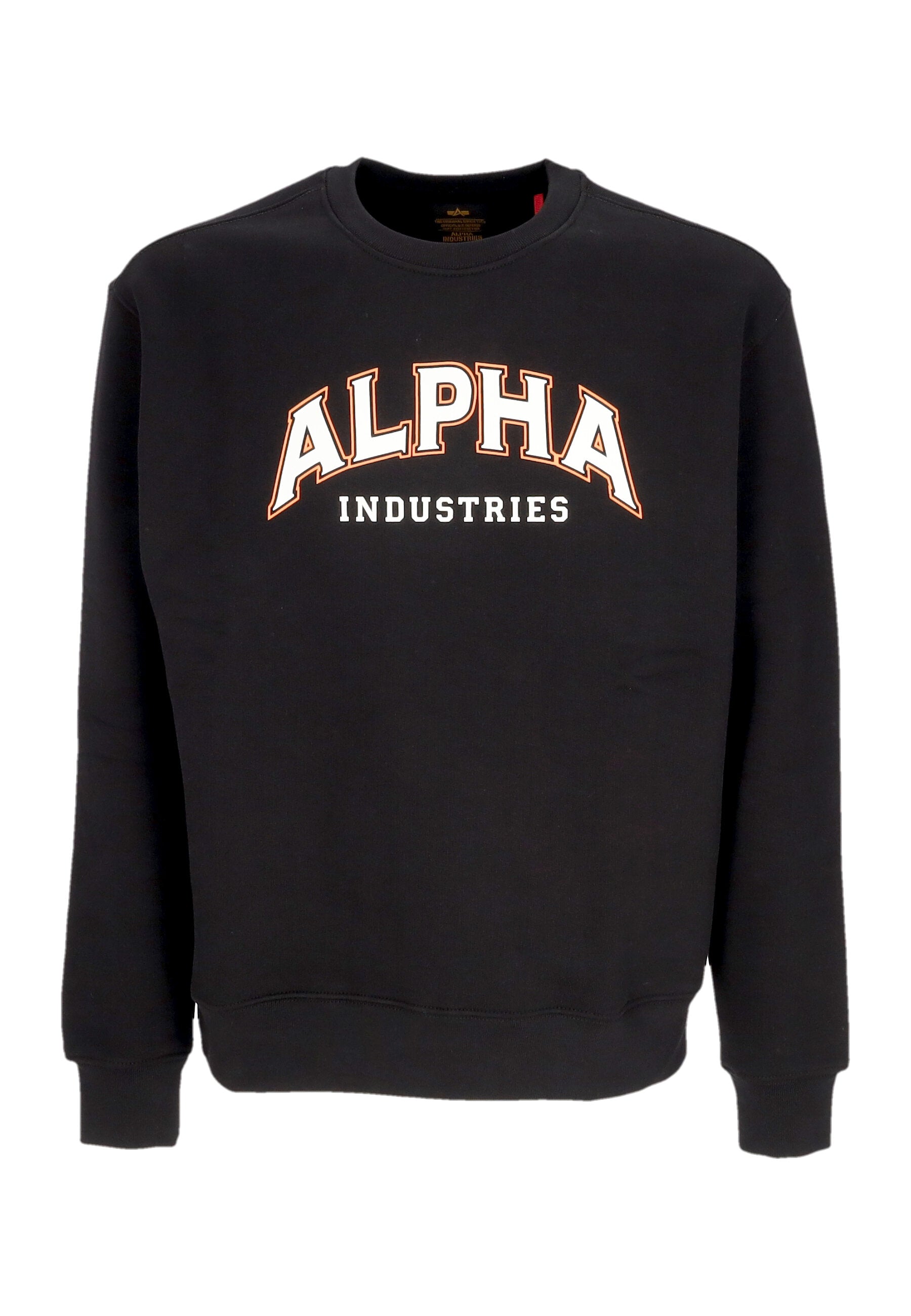 Felpa Girocollo Uomo College Crewneck Black 146301