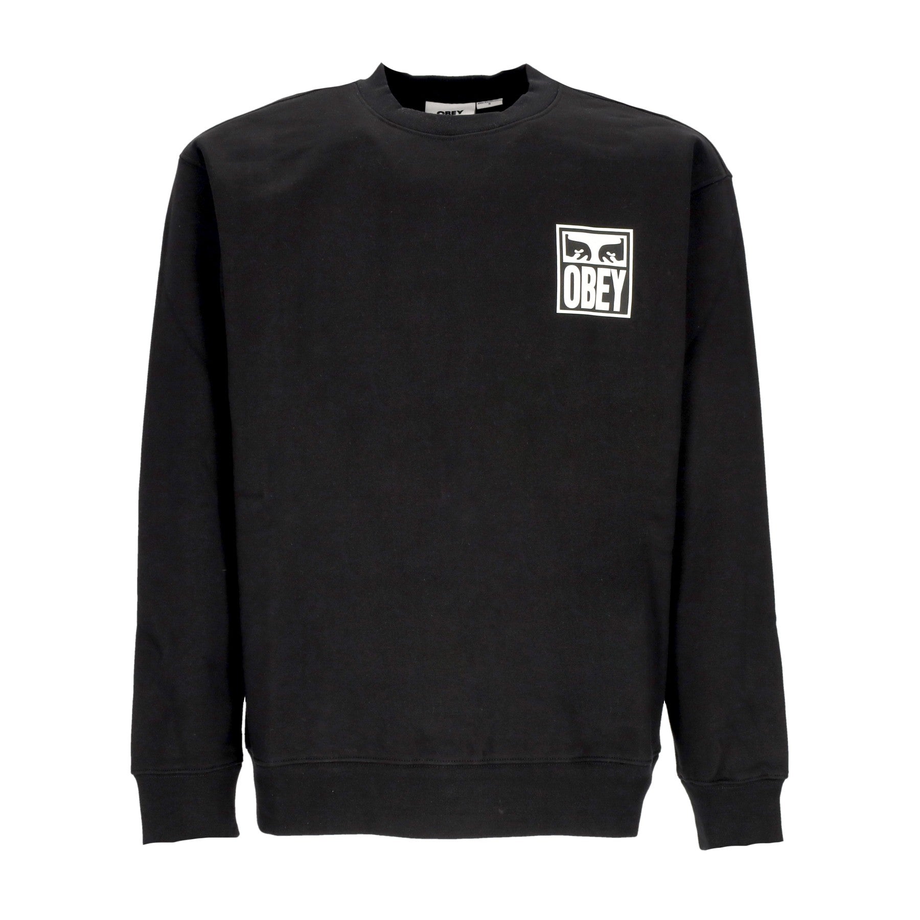 Felpa Girocollo Uomo Eyes Icon Crew Premium Fleece Black 112863126