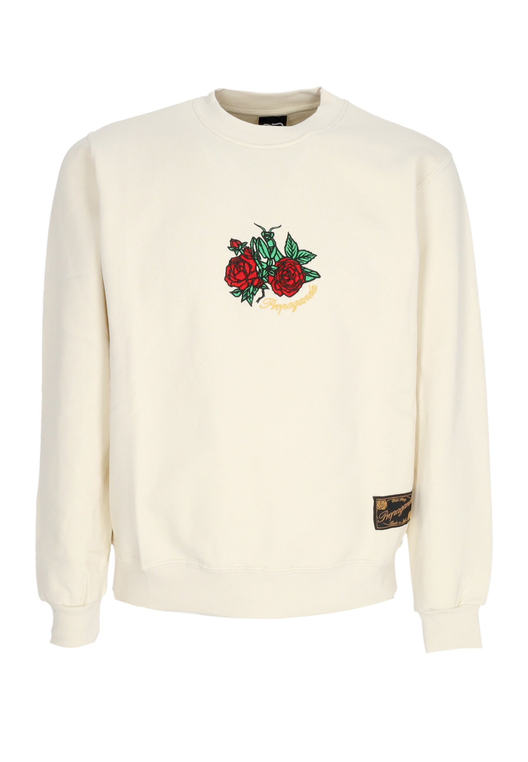 Felpa Girocollo Uomo Mantis Crewneck Bone 24FWPRFE734