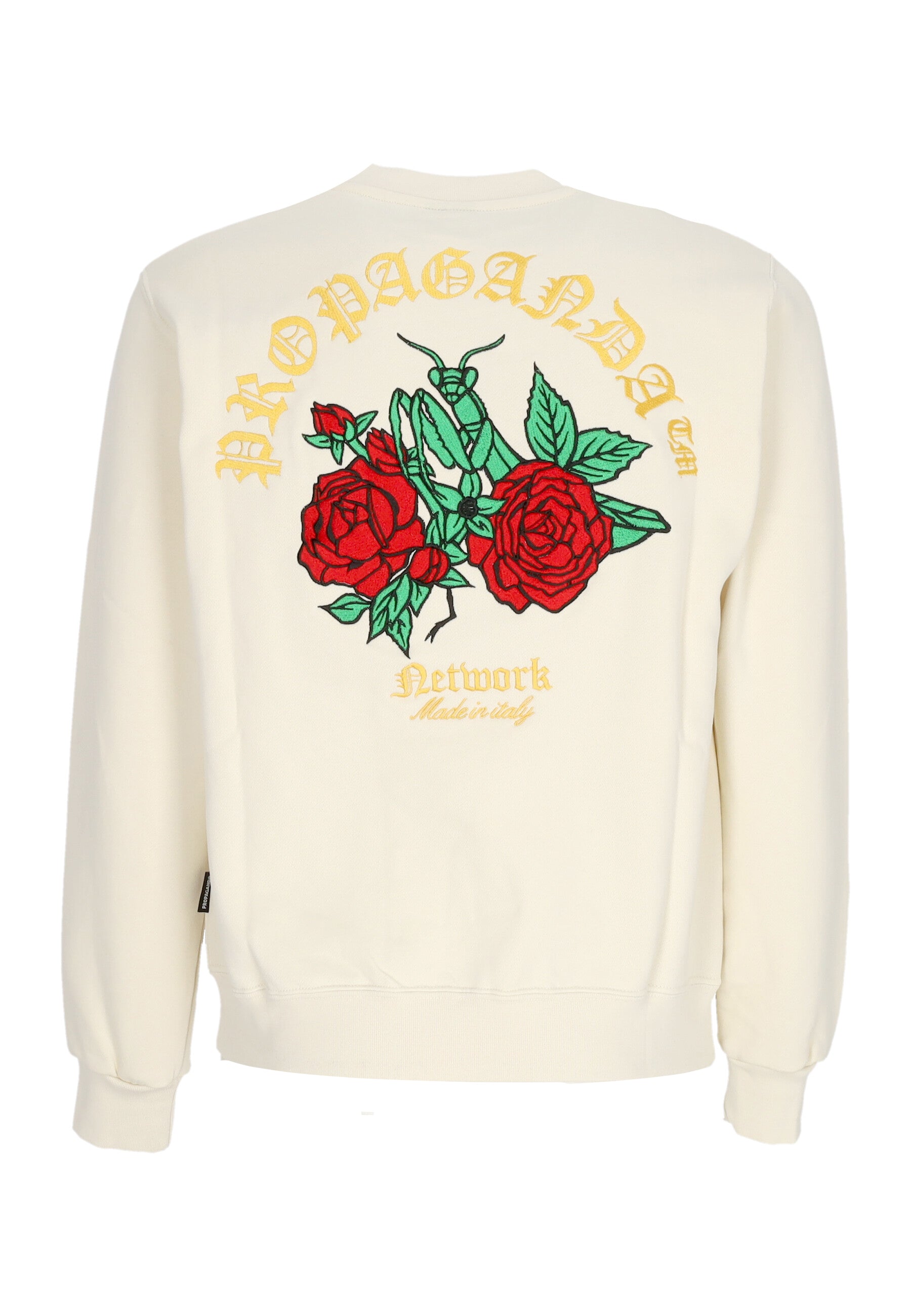 Felpa Girocollo Uomo Mantis Crewneck Bone 24FWPRFE734