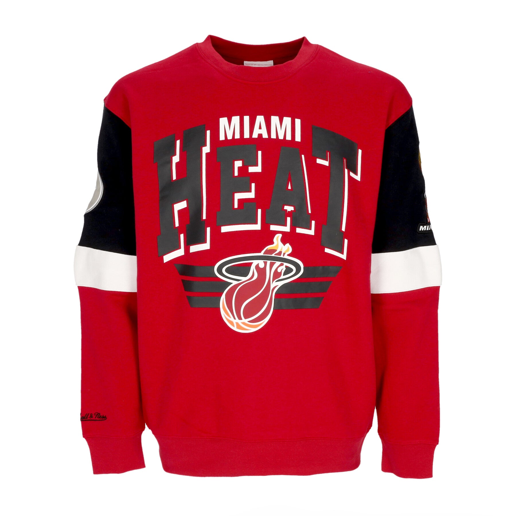 Felpa Girocollo Uomo Nba All Over Crew 3.0 Miahea Original Team Colors FCPO5512-MHEYYPPPSCAR