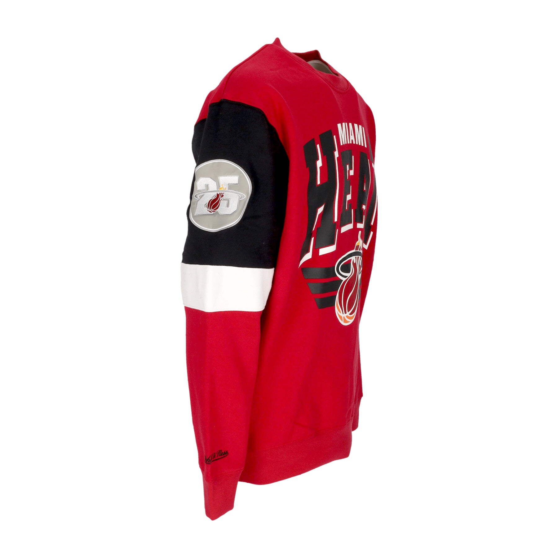 Felpa Girocollo Uomo Nba All Over Crew 3.0 Miahea Original Team Colors FCPO5512-MHEYYPPPSCAR