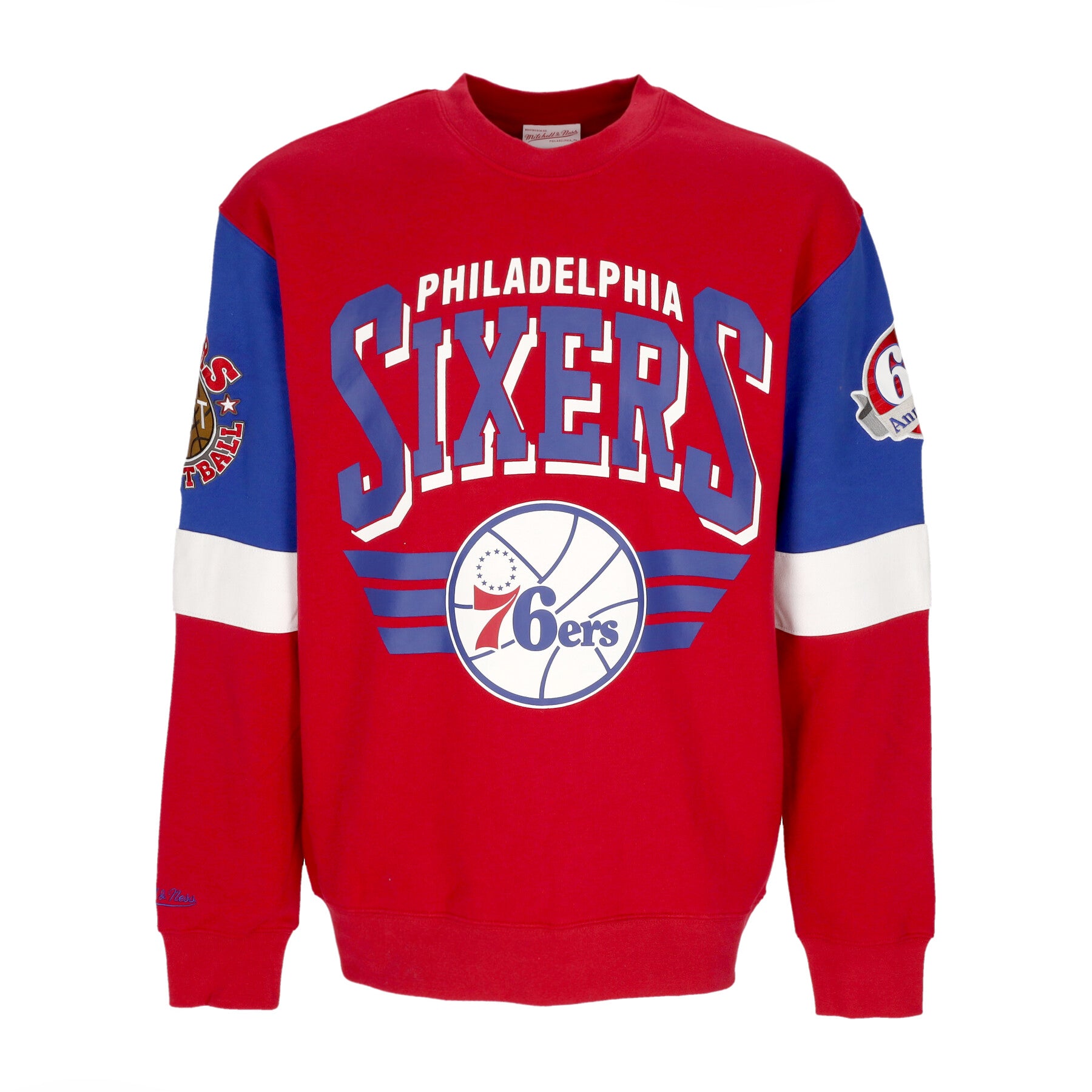 Felpa Girocollo Uomo Nba All Over Crew 3.0 Phi76e Original Team Colors FCPO5512-P76YYPPPSCAR