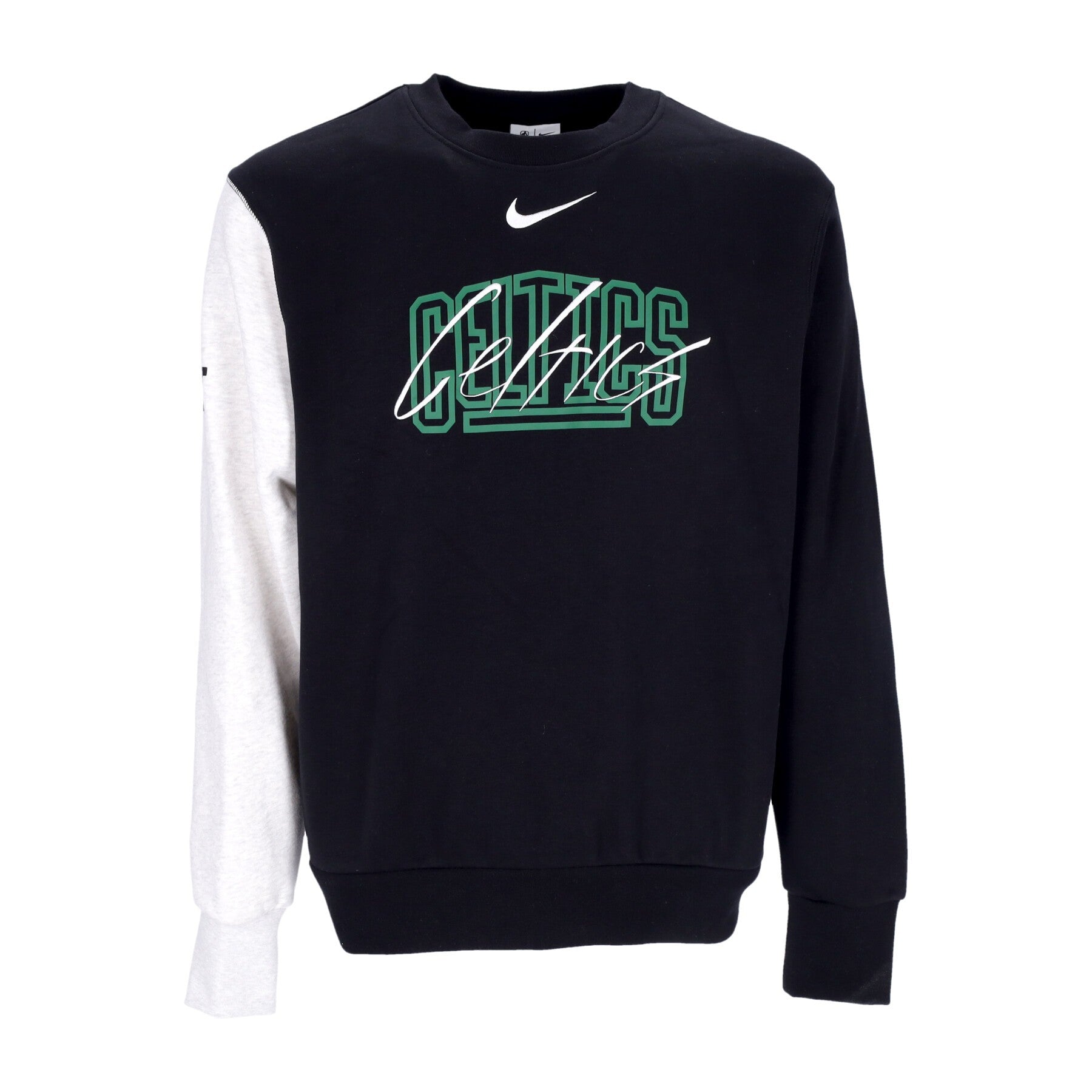 Felpa Girocollo Uomo Nba Courtside Fleece Crewneck Boscel Black DR9337