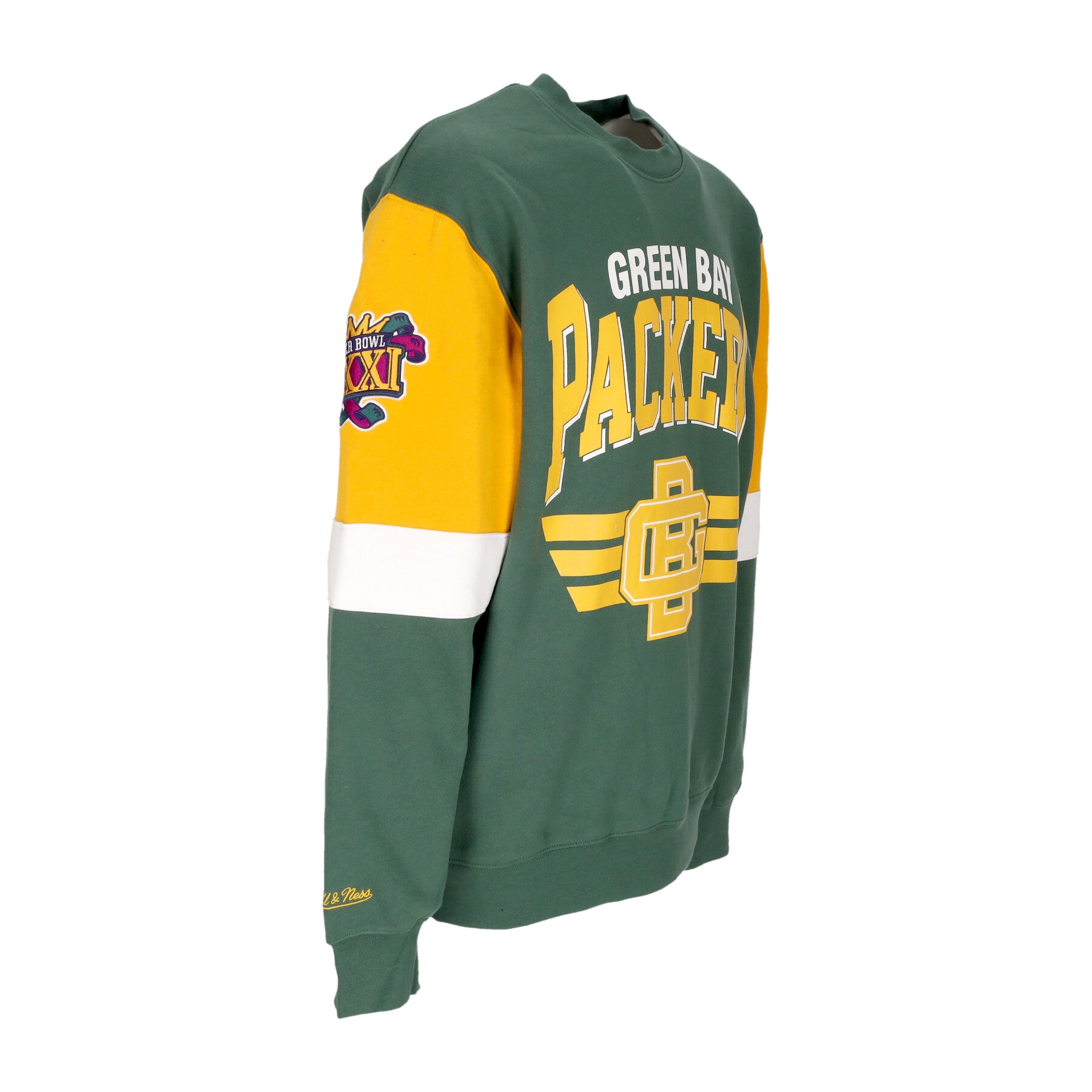 Felpa Girocollo Uomo Nfl All Over Crew 3.0 Grepac Original Team Colors FCPO5512-GBPYYPPPBUGN