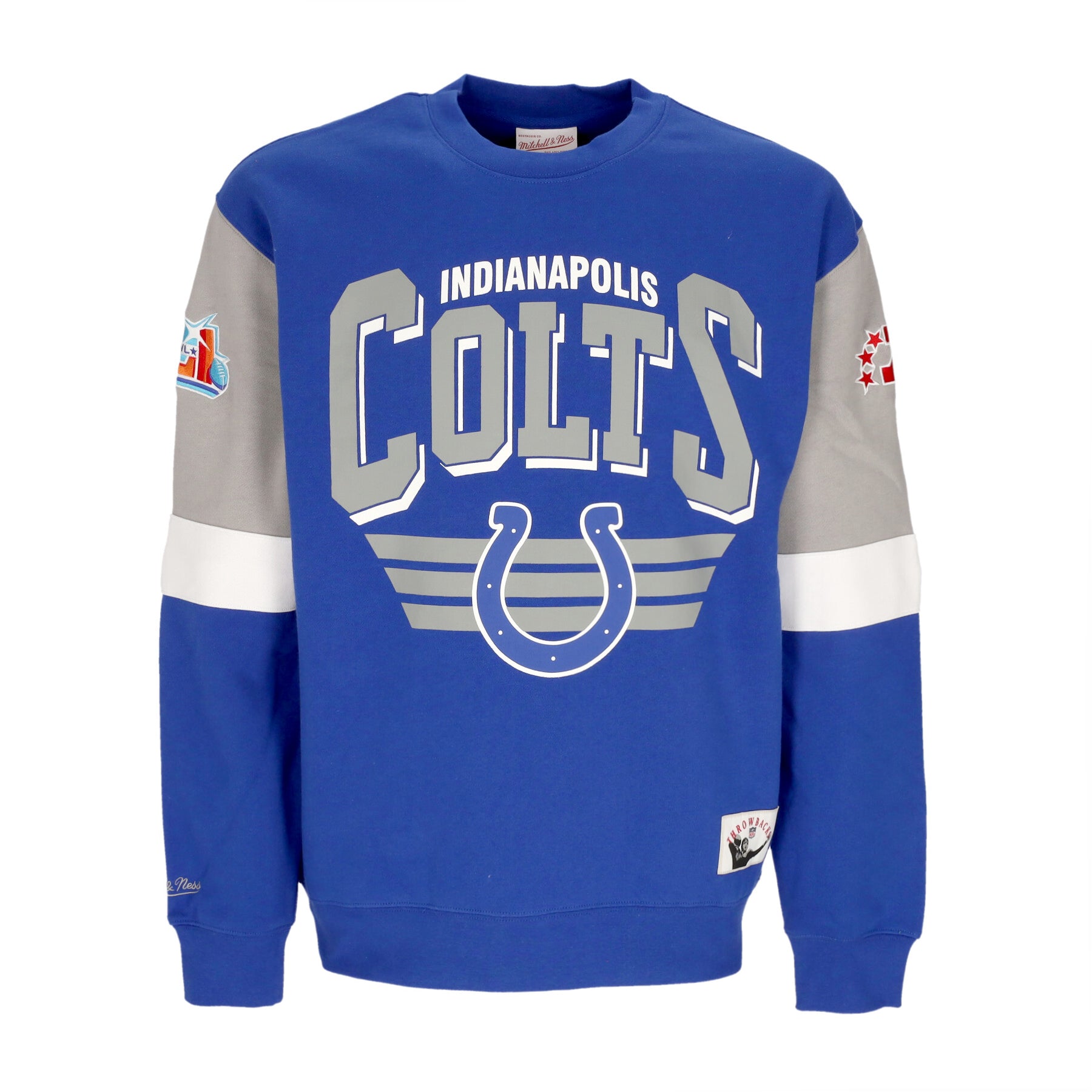 Felpa Girocollo Uomo Nfl All Over Crew 3.0 Indcol Original Team Colors FCPO5512-ICOYYPPPROYA