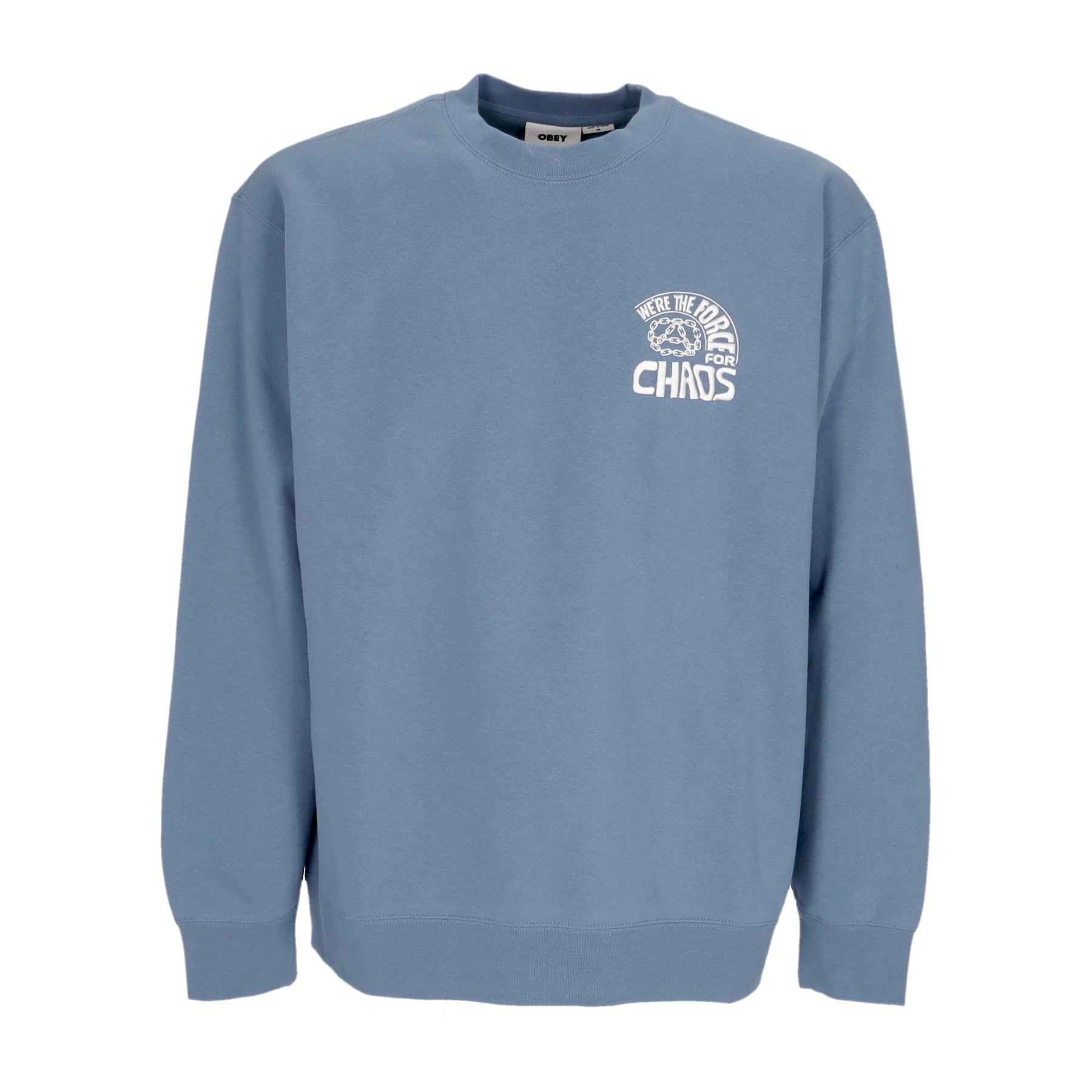 Felpa Girocollo Uomo Peace Program Crew Fleece Coronet Blue 112480145