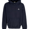 Felpa Leggera Cappuccio Uomo Heart Logo Hoodie Navy 162H