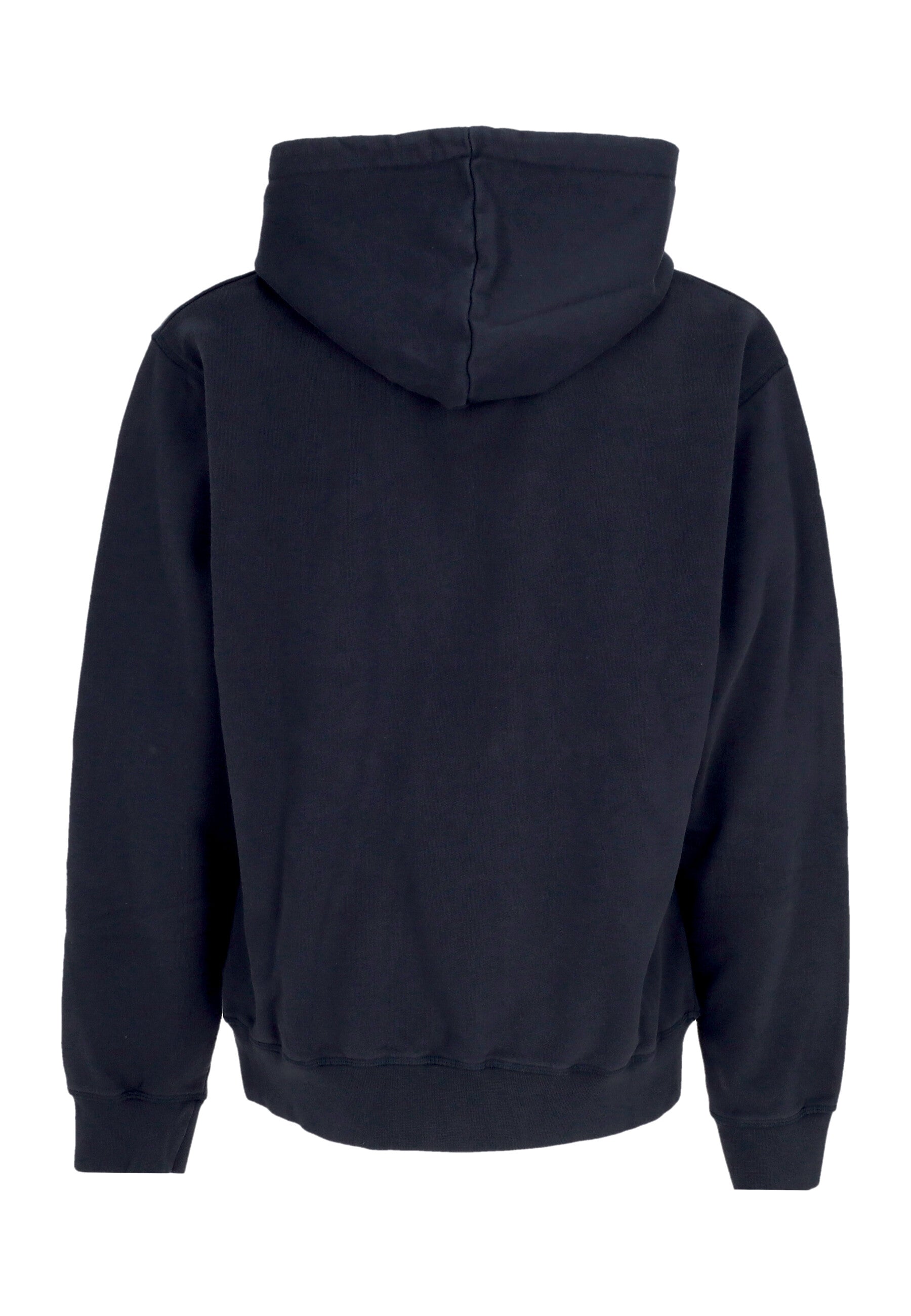 Felpa Leggera Cappuccio Uomo Heart Logo Hoodie Navy 162H