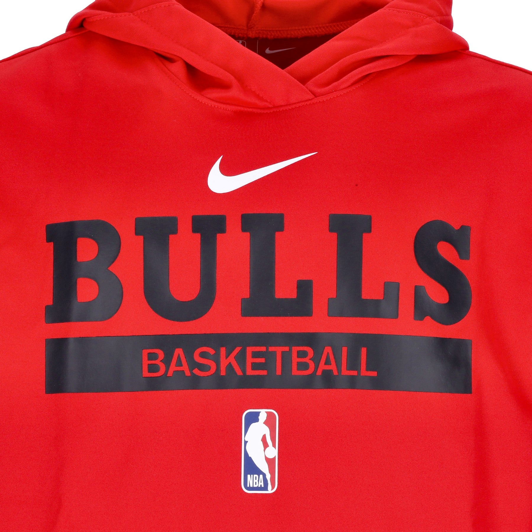Felpa Leggera Cappuccio Uomo Nba Dri-fit Spotlight Hoodie Chibul University Red DN8152