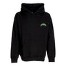 Felpa Leggera Cappuccio Uomo Triangle Panther Hoodie Black 24SSPRFE275