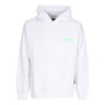 Felpa Leggera Cappuccio Uomo Triangle Panther Hoodie White 24SSPRFE302