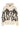 Felpa Leggera Cappuccio Uomo Tribal Skull Hoodie Cream 25SOSH75