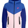 Felpa Leggera Cappuccio Zip Uomo Tech Fleece Full-zip Windrunner Hoodie Game Royal/pink Foam/hyper Pink FZ4709-480