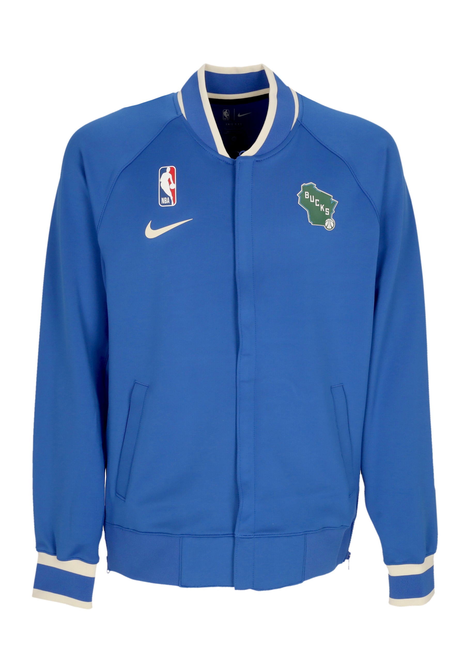 Felpa Leggera College Uomo Nba City Edition Dri-fit Showtime L/s Full-zip Top Milbuc Game Royal/game Royal/flat Opal FV9979-480