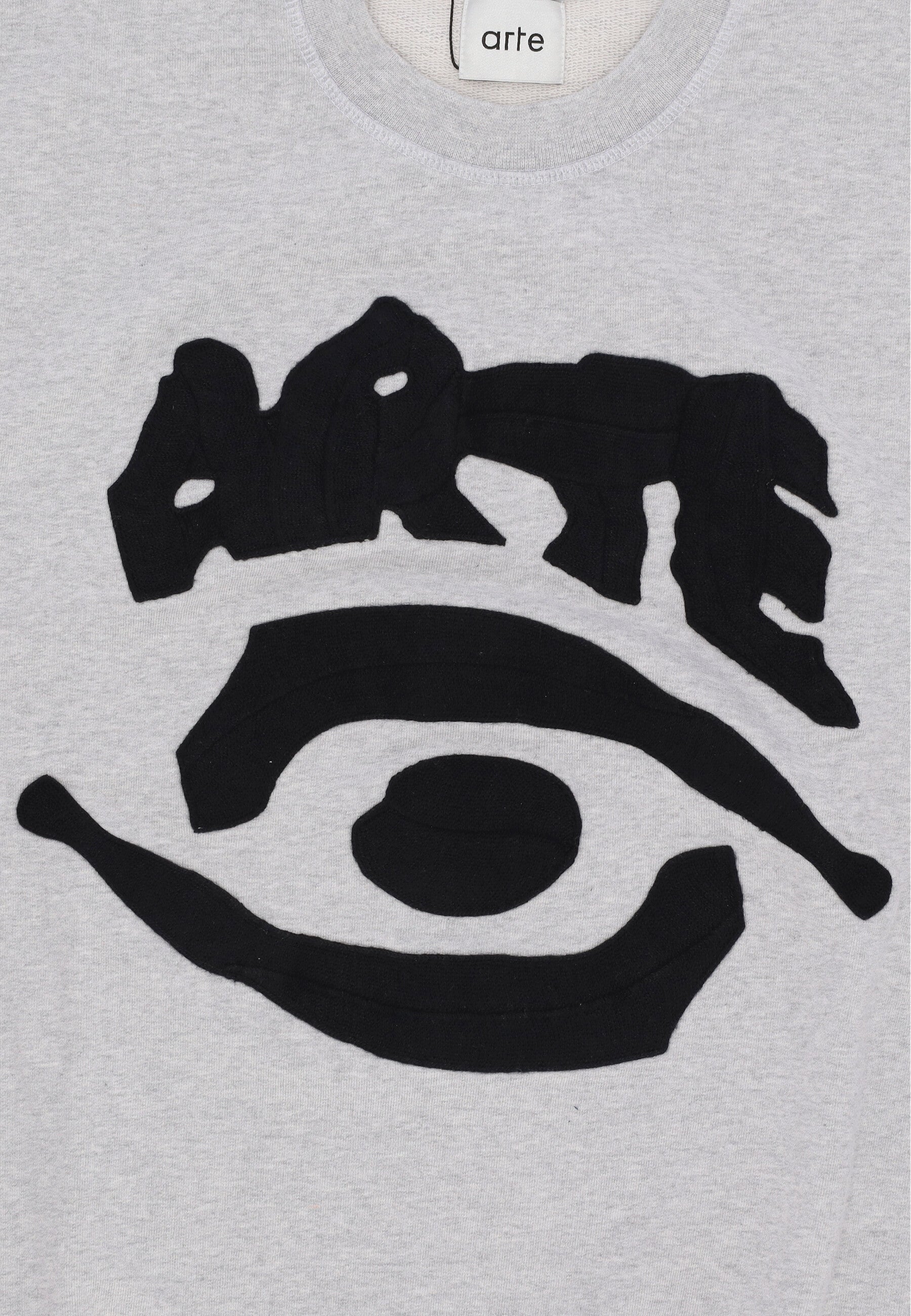 Felpa Leggera Girocollo Uomo Eye Front Crewneck Grey 209C